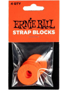 Ernie Ball 5620 стреплоки резиновые, красные, 4 шт.