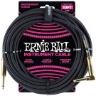 Ernie Ball 6081 инструментальный кабель, 3м, прямой/угловой