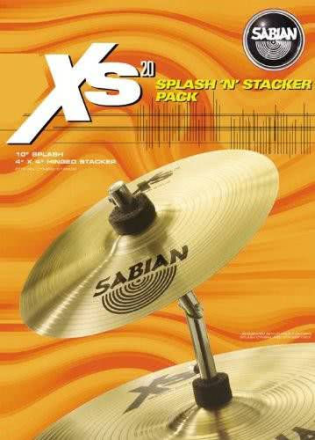 Sabian XS1005SP XS20 Splash 'n' Stakcker Pack