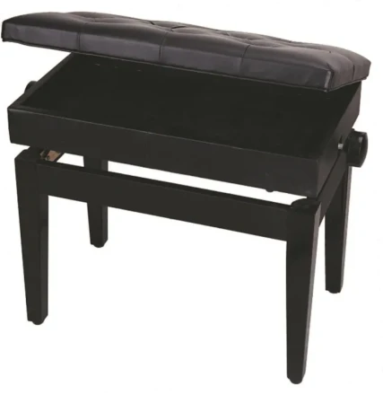 pb002, банкетка для пианино с ящиком