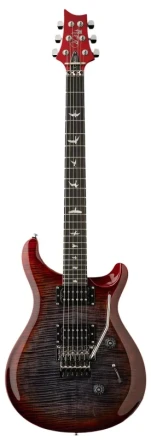 prs se custom 24 floyd charcoal cherry burst