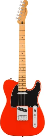 fender player ii telecaster coral red