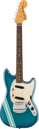 fender vintera ii '70s mustang competition burgundy