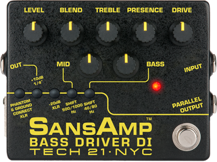 tech 21 sansamp bass driver di v2
