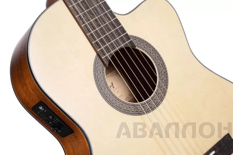 Cort AC120CE OP классическая гитара  4/4, пьезодатчик, цвет Open Pore