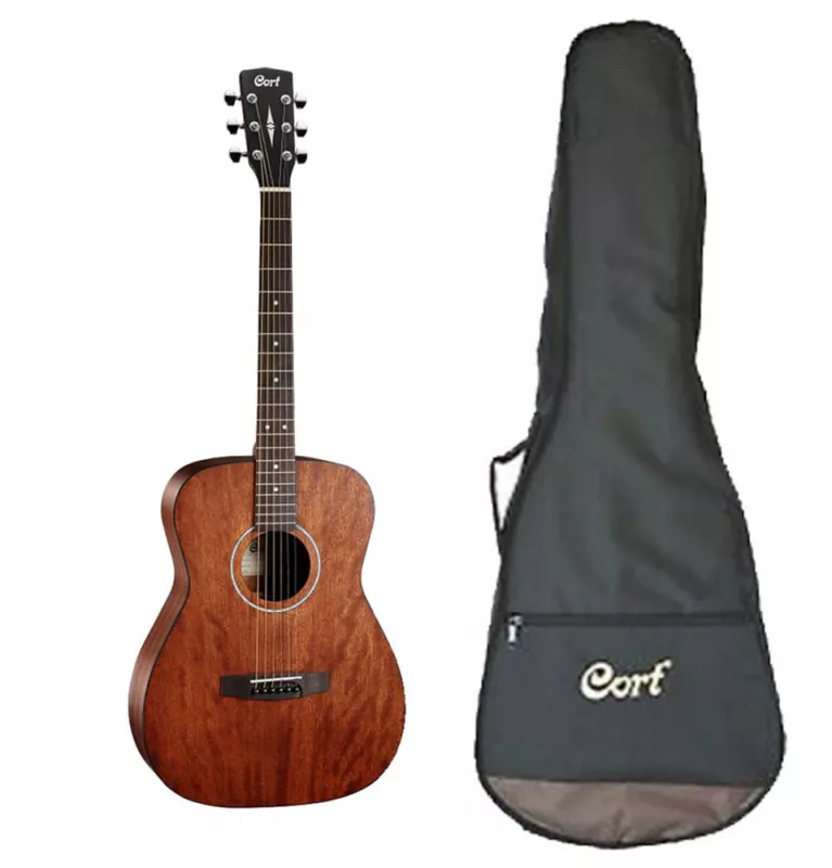 Cort AF510M OP bag акустическая гитара 4/4, цвет Open Pore, чехол
