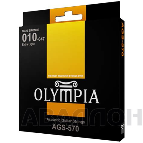 Olympia AGS 570 80/20 Bronze струны для акустических гитар, 6 струн