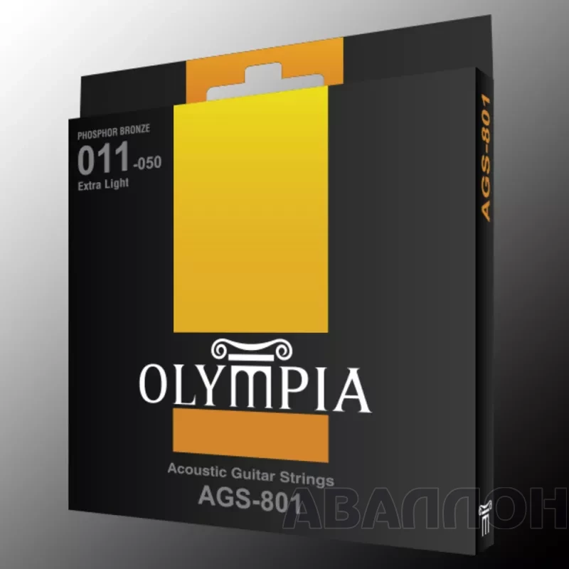 Olympia AGS 801 Phosphor струны для акустических гитар, 6 струн