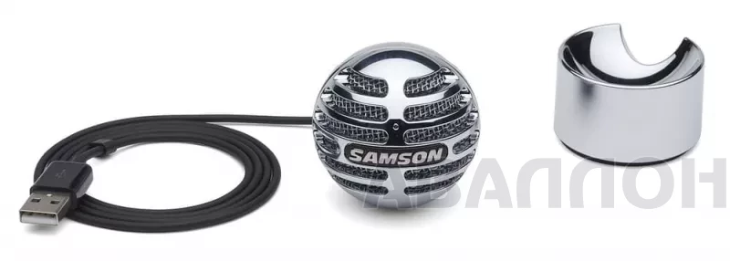 Samson METEORITE Chrome USB студийный конденсаторный микрофон, хром