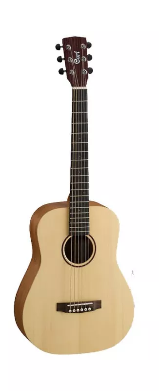 Cort Earth mini OP bag акустическая гитара 3/4, чехол, цвет Open pore