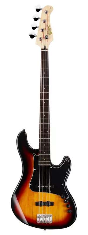 Cort GB34JJ 3TS бас-гитара 4 струны, 20 ладов, цвет 3 Tone Sunburst