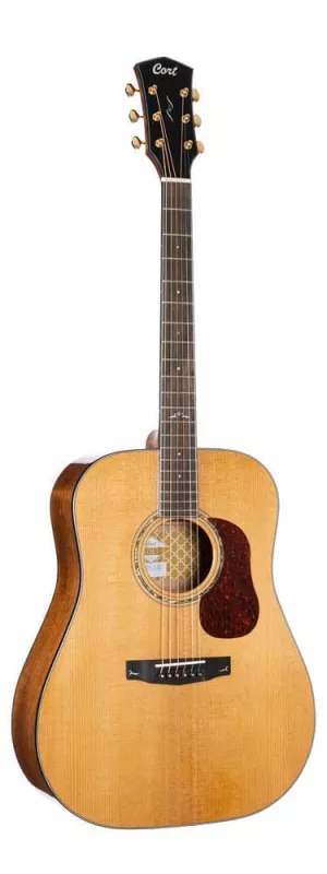 Cort Gold-D6 NAT case акустическая гитара 4/4, цвет Natural, с кейсом