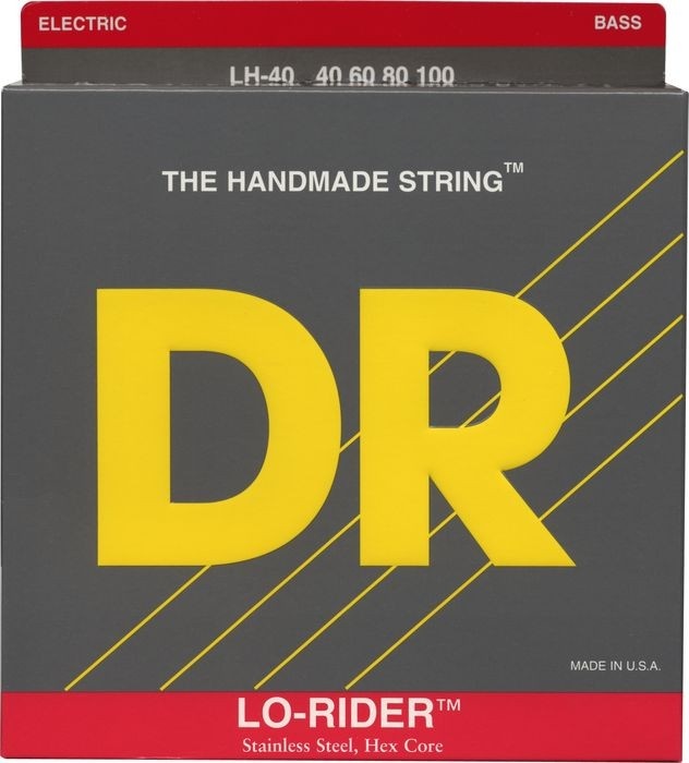 DR Strings LH-40 Lo-Rider cтруны для бас-гитары, 4 струны