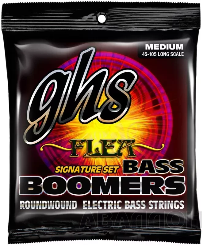 GHS M3045F Flea Signature струны для бас-гитары, 4 струны