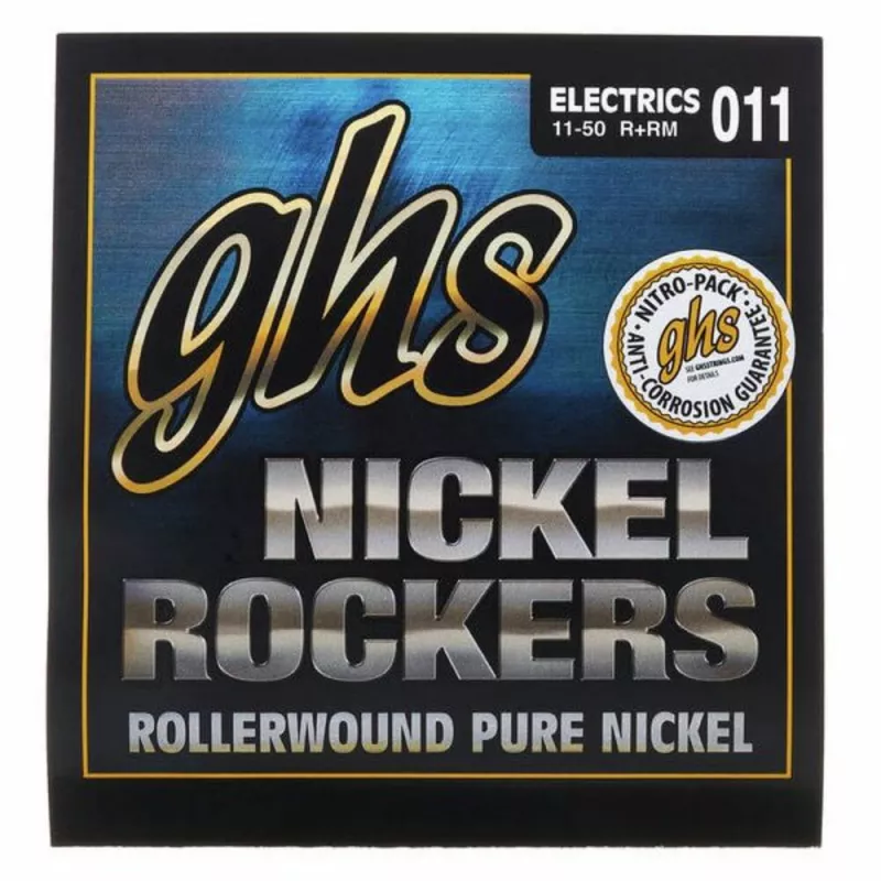 GHS R+RM Nickel Rockers струны для электрогитары, (011-50w)