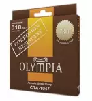 Olympia CTA 1047 Coated 80/20 Bronze струны акустических гитар, 6 шт