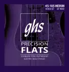 GHS M3075 BRITE FLATS 49-103 струны для бас-гитары, 4 струны
