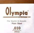 P.010 струна для электрических или акустических гитар, калибр 0,010, Olympia