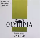 Olympia UKS-100 струны для укулеле, 4 струны, черные