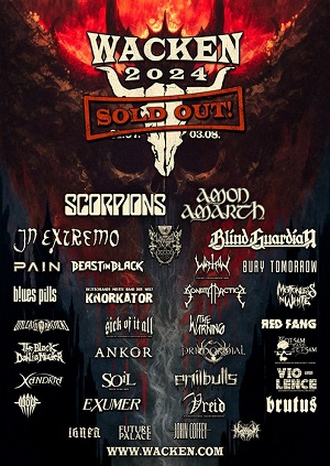 Wacken Open Air 2024 продан за рекордное время